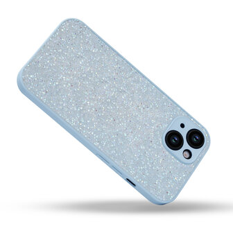 iPhone 11 - Diamant Glitter - Blauw