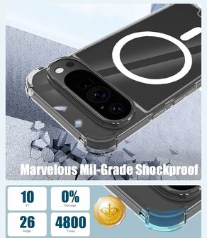 Pixel 9 Pro XL - MagSafe Anti Shock - Transparant