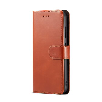 Samsung S24 - 2 in 1 Leather Book Case -  Sienna Brown