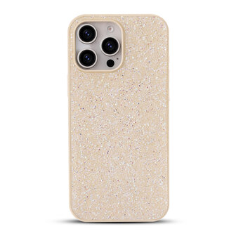 iPhone 16 Pro Max - Diamant Glitter - Goud