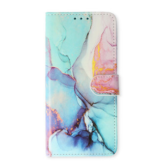 Samsung S25 - Book Case - Marmer Nova