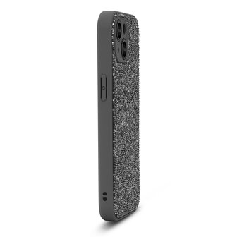 iPhone 15 - Diamant Glitter - Zilver