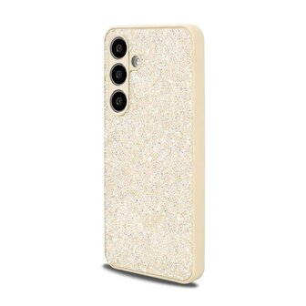 Samsung Galaxy S25 - Goud - Diamant Glitter Back Cover