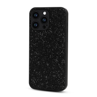 iPhone 14 Pro Max - Diamant Glitter - Zwart