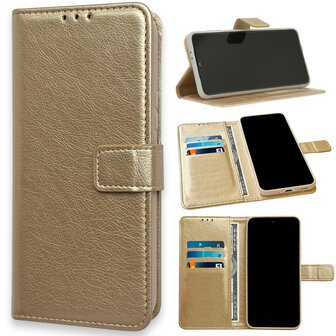 Samsung S24 FE - Book Case - Goud
