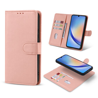 Samsung S24 Ultra - Roze - 2 in 1 Book Case
