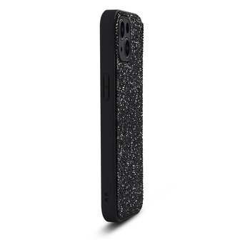 iPhone 13 - Diamant Glitter - Zwart