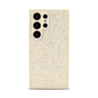 Samsung S22 Ultra - Diamant Glitter - Goud