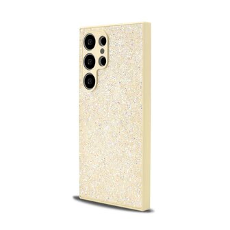 Samsung S22 Ultra - Diamant Glitter - Goud