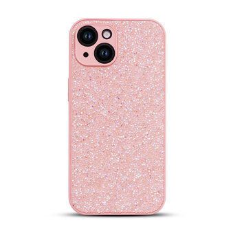 iPhone 15 - Diamant Glitter - Roze