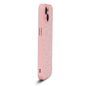 iPhone 15 - Diamant Glitter - Roze