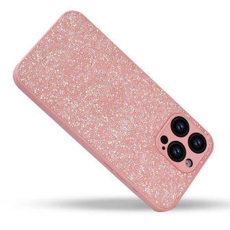 iPhone 14 Pro - Diamant Glitter - Roze