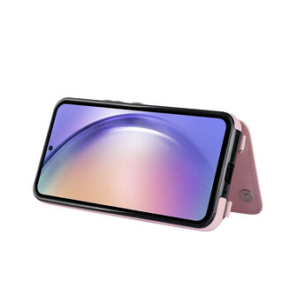 iPhone 16 Pro - Roze - Back Cover met Koord