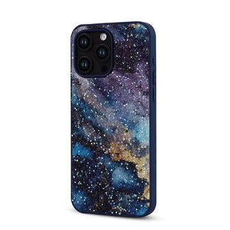iPhone 14 Pro - Diamant Marmer Glitter - Blauw