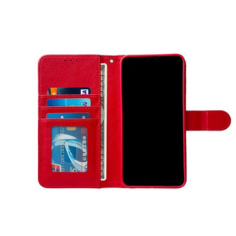 iPhone 16 - Book Case - Rood