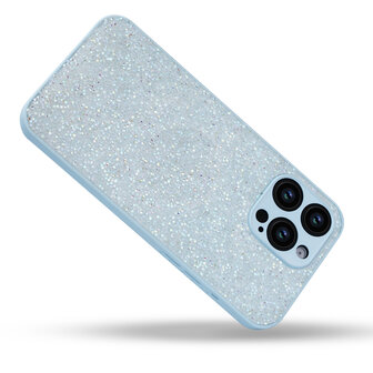 iPhone 14 Pro - Diamant Glitter - Blauw