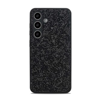 Samsung Galaxy S25 - Zwart - Diamant Glitter Back Cover