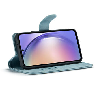 Samsung S25 - Aqua Blue - 2 in 1 Book Case