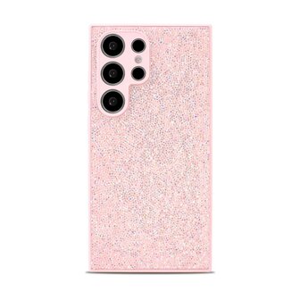 Samsung S22 Ultra - Diamant Glitter - Roze