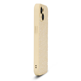 iPhone 15 - Diamant Glitter - Goud