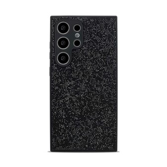 Samsung S22 Ultra - Diamant Glitter - Zwart