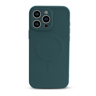 iPhone 16 Pro Max - Groen - Camera Siliconen MagSafe Back Cover