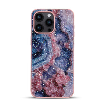 iPhone 14 Pro Max - Diamant Marmer Glitter - Nova