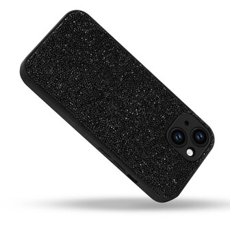 iPhone 11 - Diamant Glitter - Zwart