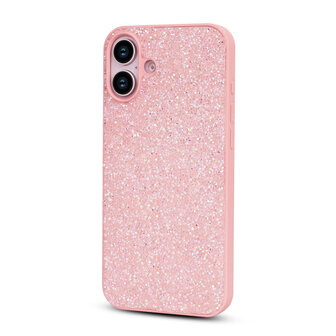 iPhone 16 Plus - Diamant Glitter - Roze