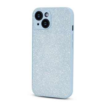 iPhone 15 - Diamant Glitter - Blauw