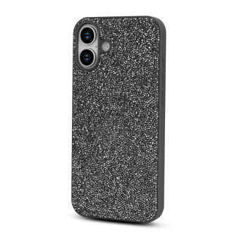 iPhone 16 Plus - Diamant Glitter - Zilver