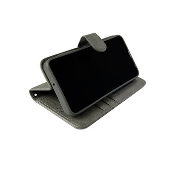 iPhone 16 Pro - Book Case - Grijs