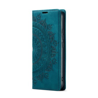 Samsung S24 Emerald Green - Mandala Book Case