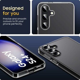 Samsung S24 Plus - HQ TPU Back Cover - Transparant