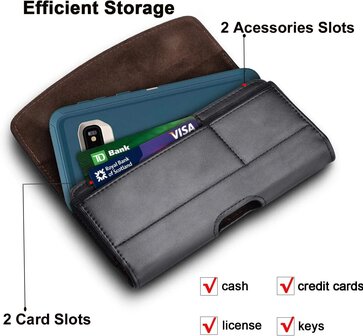 Samsung S23 FE Zwart - Riemtas