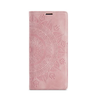 Samsung S24 Ultra Pale Pink - Mandala Book Case