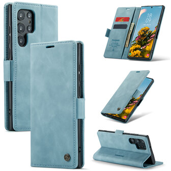 Samsung S24 Ultra Aqua Blue - Book Case