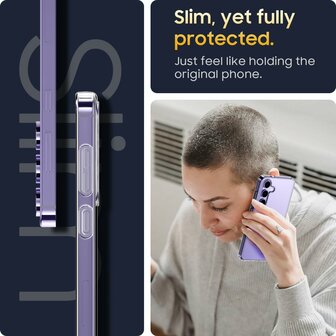 Samsung S24 - Siliconen Back Cover - Transparant