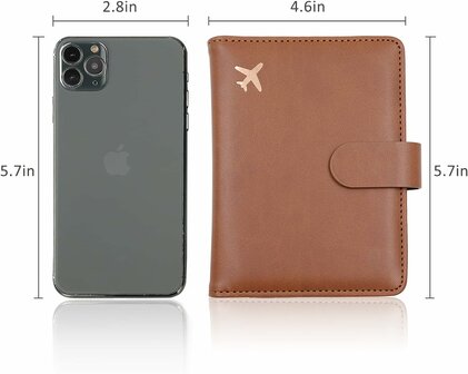 Paspoort Hoes - Bruin