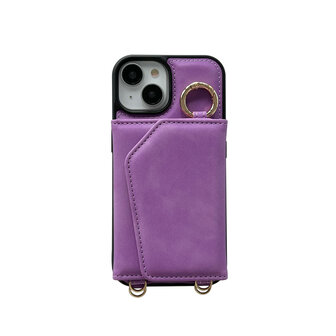 iPhone 14 Plus Bright Lila - Magsafe 2 in 1 met Koord