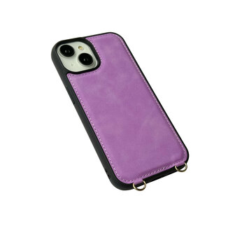iPhone 14 Plus Bright Lila - Magsafe 2 in 1 met Koord
