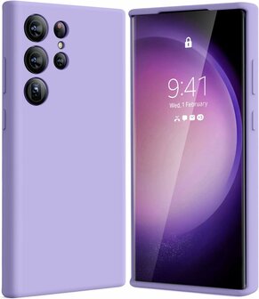 Samsung S24 Ultra - Liquid Back Cover - Paars