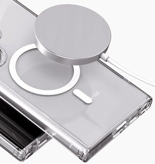 Samsung S23 Transparant - Anti Shock - Geschikt voor Magsafe