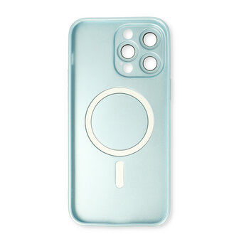 iPhone 14 Pro Licht Blauw - MagSafe Matte TPU