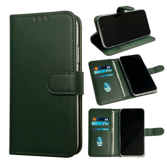 Samsung S24 Plus - Book Case - Groen