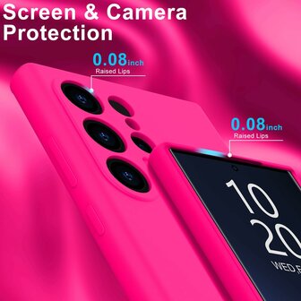 Samsung S24 Ultra - Liquid Back Cover - Roze