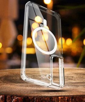 Samsung S22 Plus Transparant - Anti Shock - Geschikt voor Magsafe