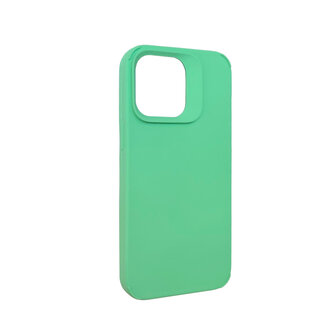 iPhone 12 - Liquid Cam Back Cover - Licht Groen