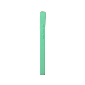 iPhone 12 - Liquid Cam Back Cover - Licht Groen