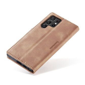 Samsung S24 Ultra Sienna Brown - Book Case